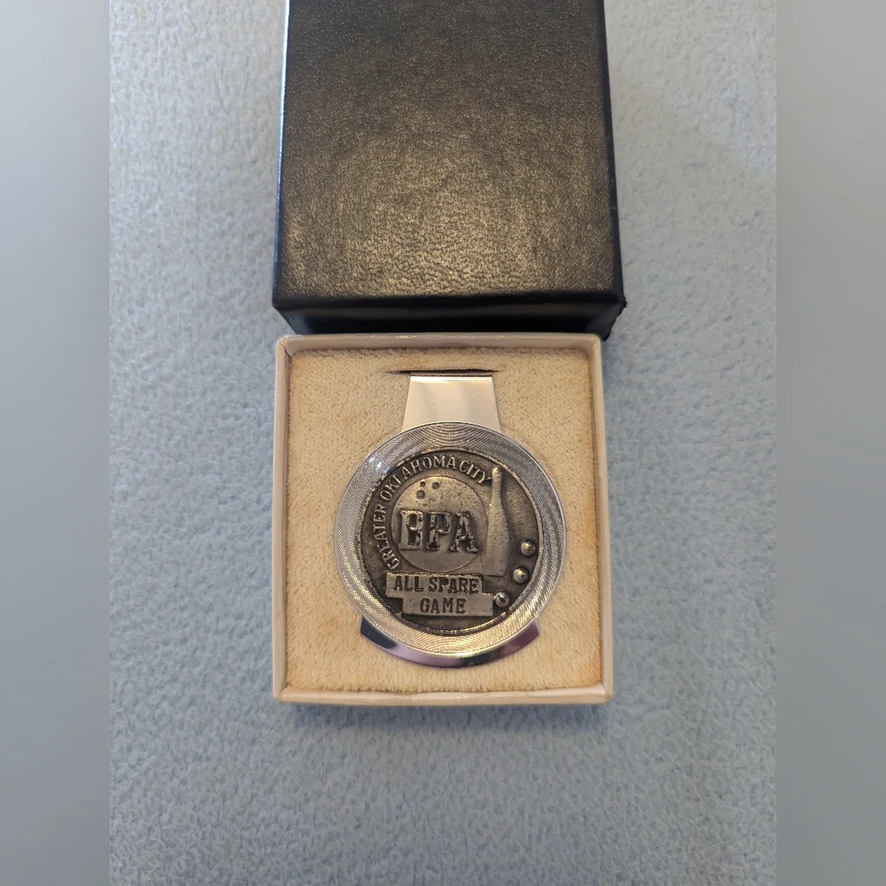 Vintage Bowling Money Clip